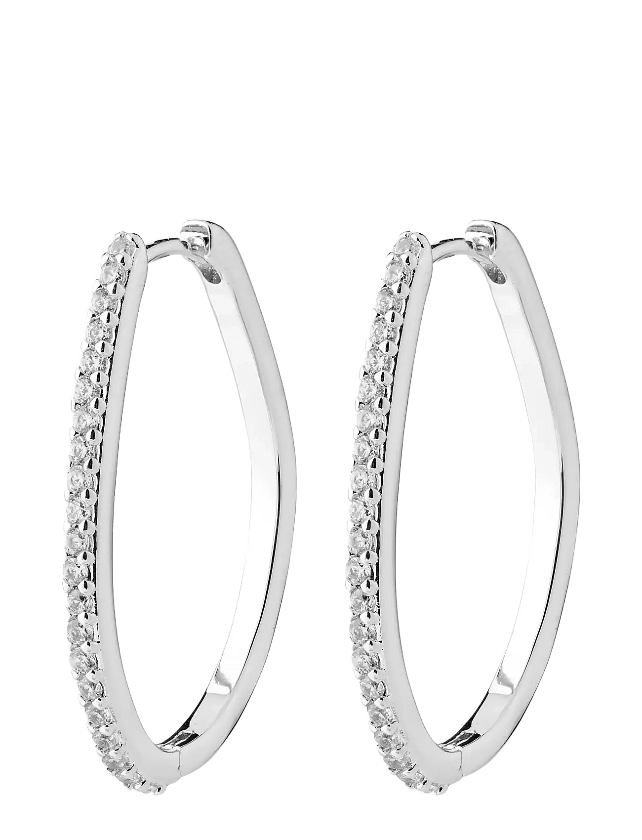 Pilgrim - Root Hoop Earrings Silver-Plated