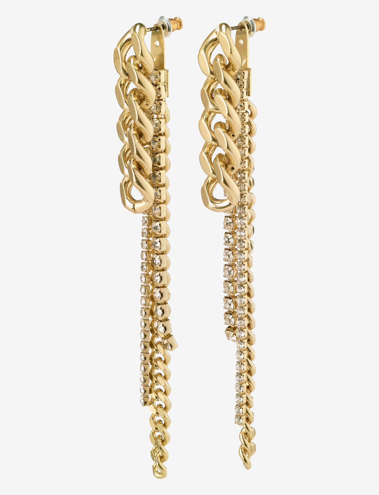 Earrings Radiance Gold Plated Crystal - GOLD PLATED