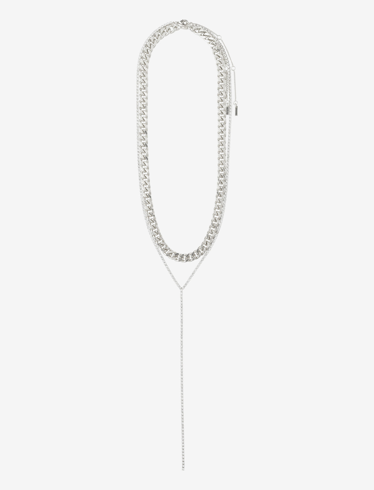 Pilgrim - Necklace Radiance Silver Plated Crystal - silver plated - 1