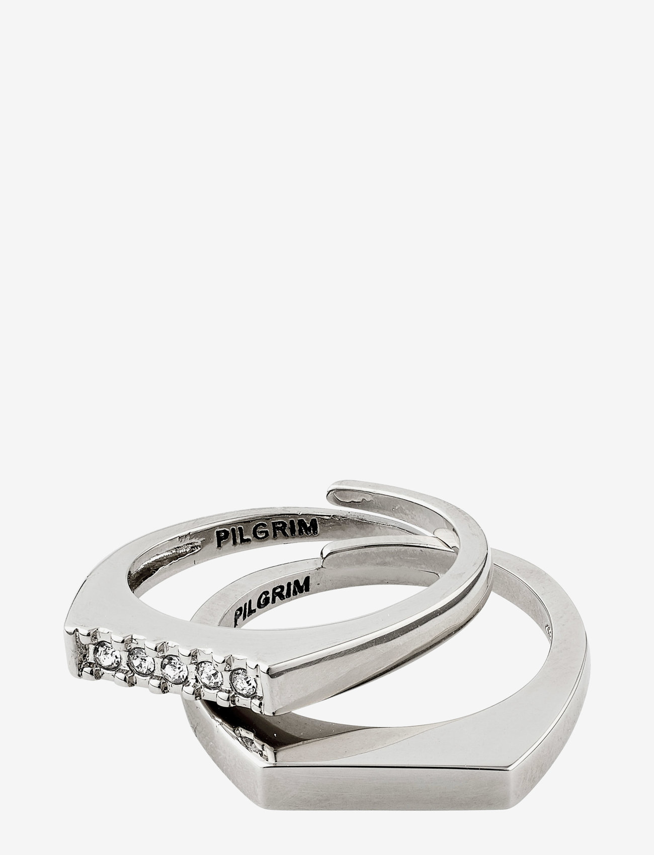 Pilgrim - Ring Radiance Silver Plated Crystal - silver plated - 0