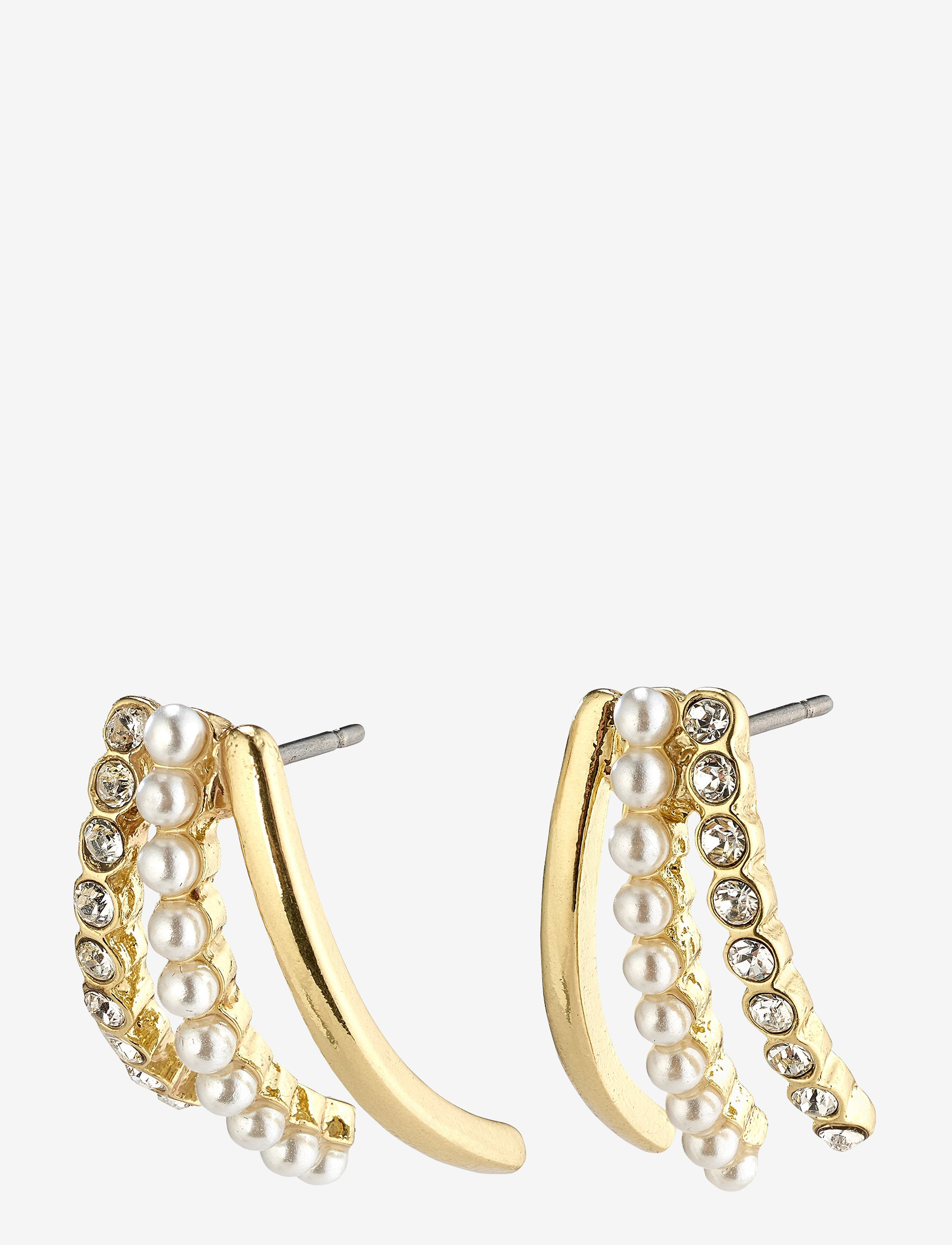 Pilgrim - Earrings Cherished Gold Plated Crystal - gold plated - 1