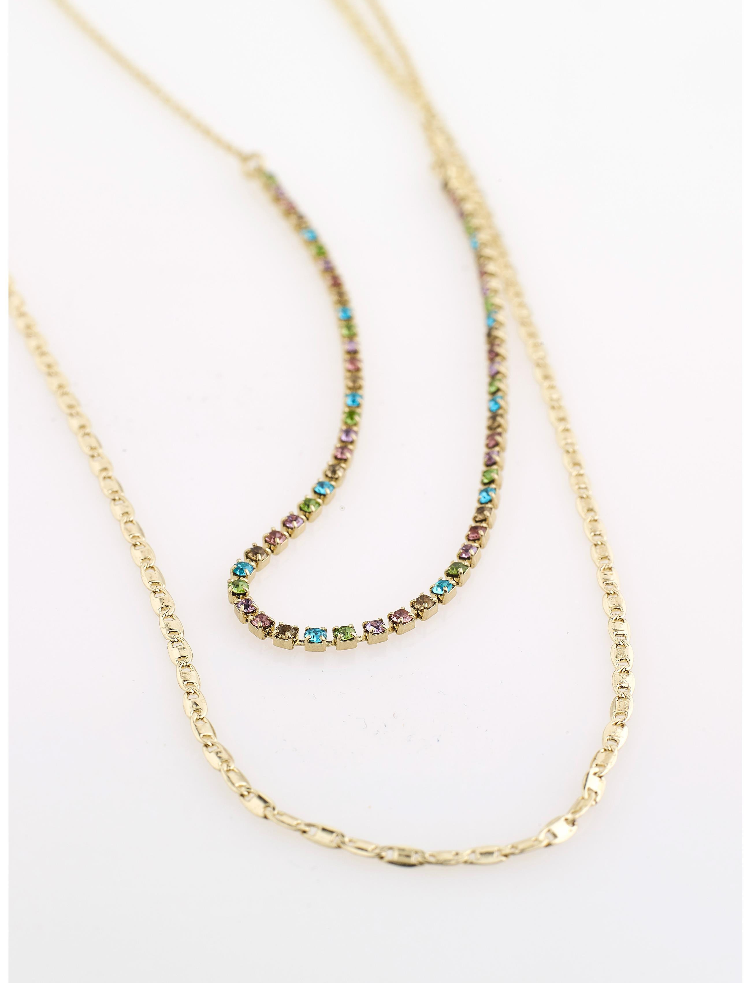 Pilgrim - Necklace Cherished Gold Plated Multi - gold plated - 3
