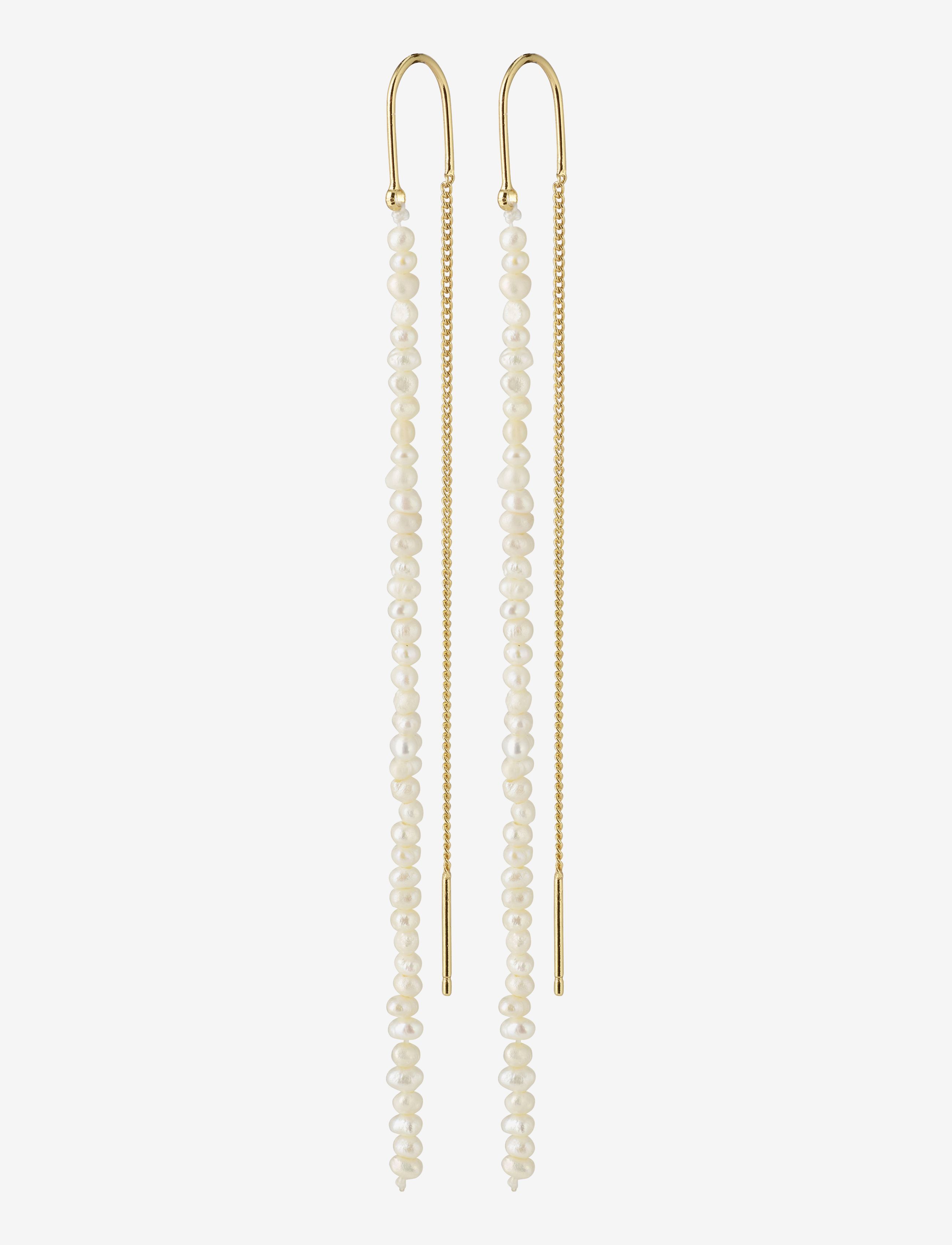 Pilgrim - NATIVE BEAUTY freshwater pearl earrings - gold plated - 1