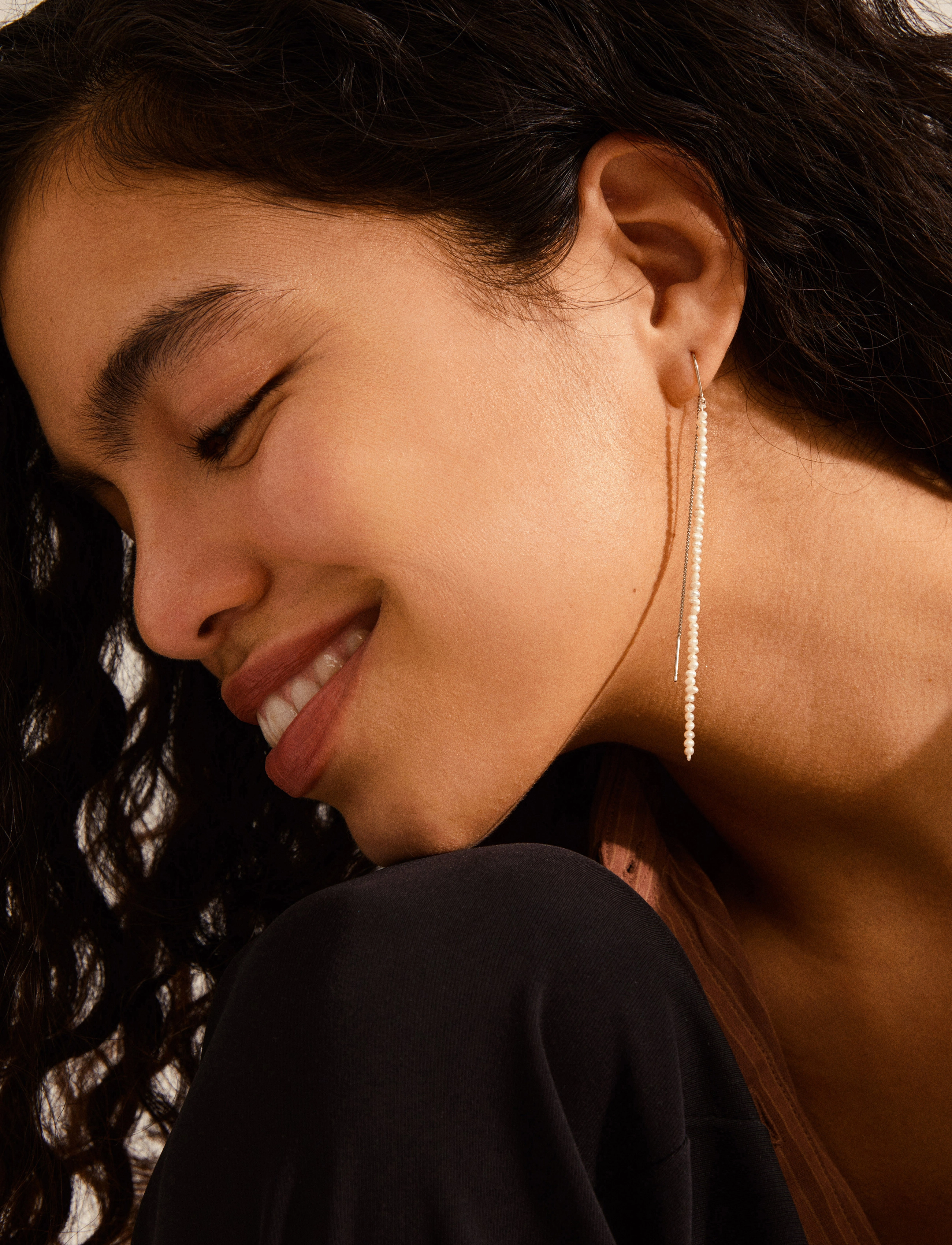 Pilgrim - NATIVE BEAUTY freshwater pearl earrings - silver plated - 1
