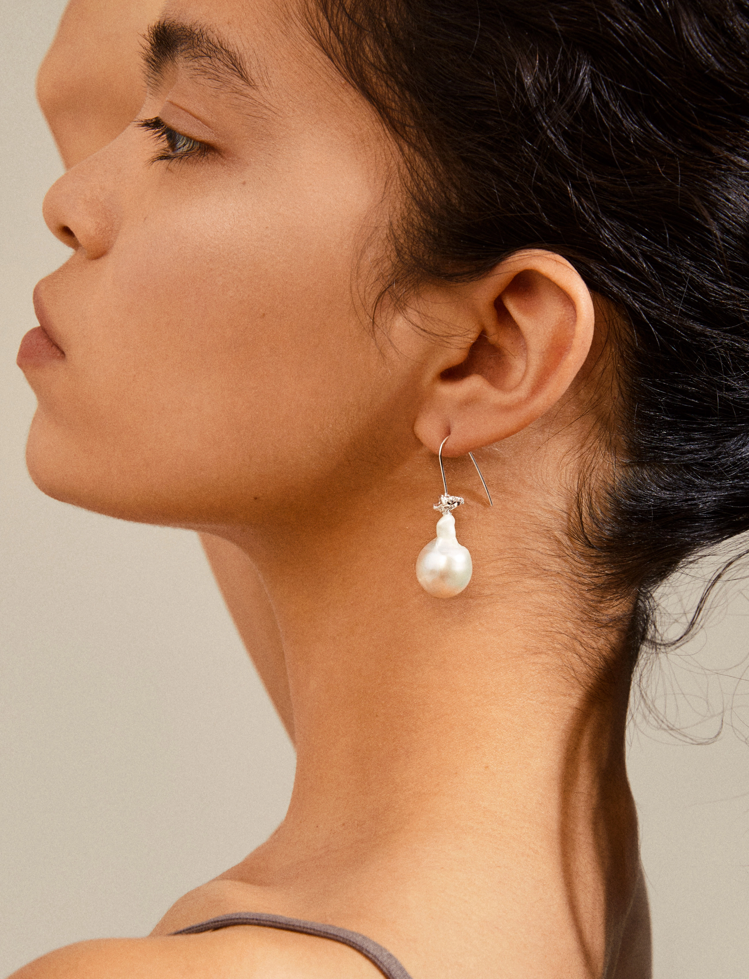 Pilgrim - PRECIOUS freshwater pearl earrings - silver plated - 2