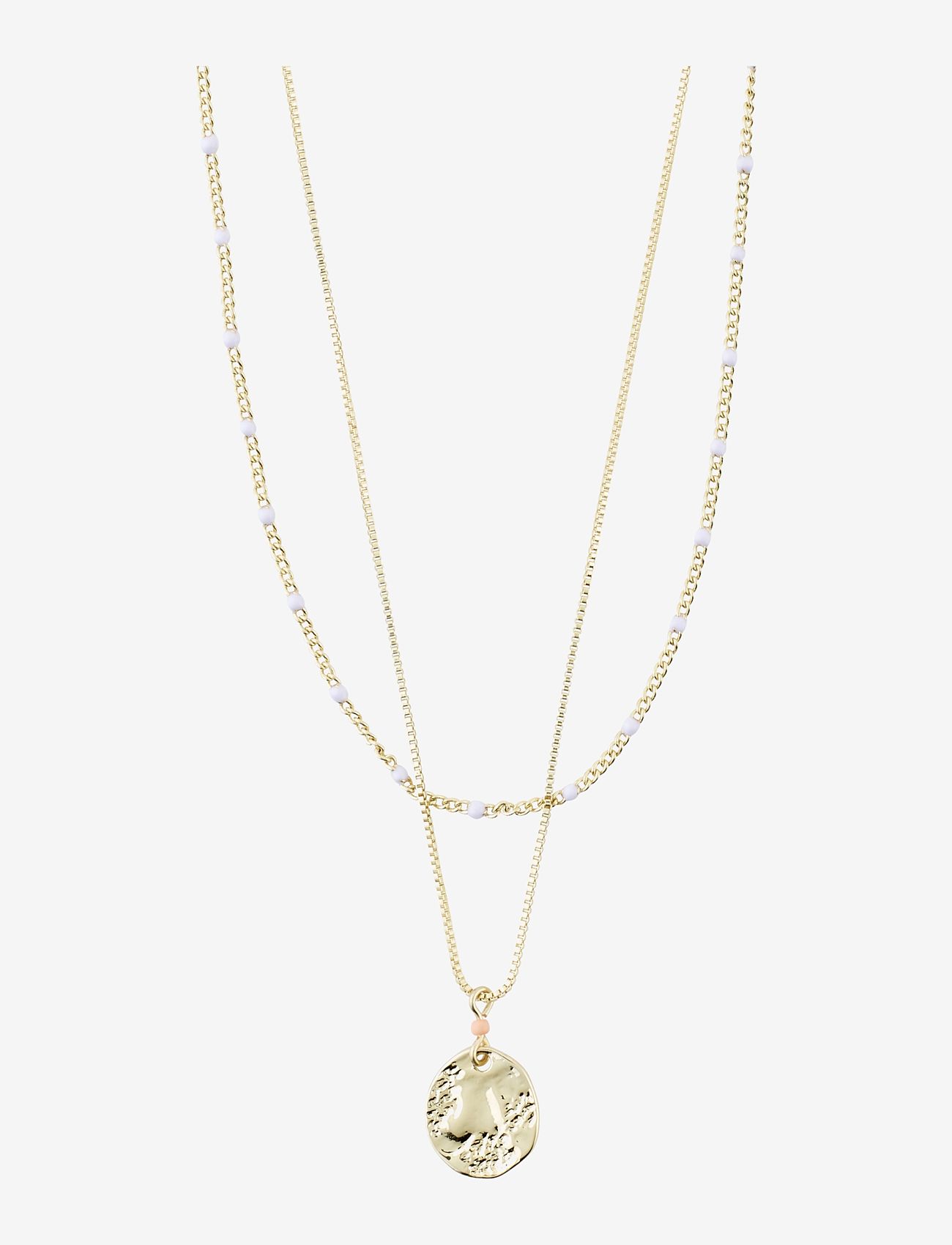 Pilgrim - ENERGETIC coin necklace 2-in-1 set gold-plated - gold plated - 0