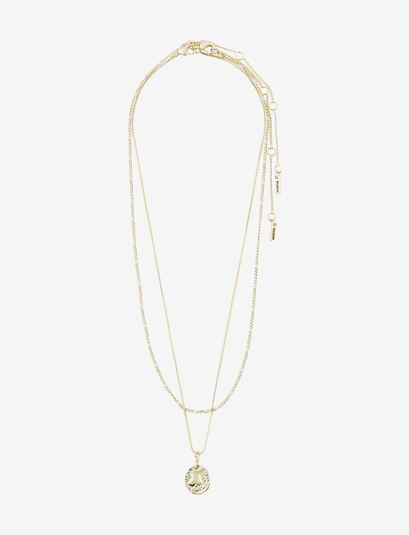 Pilgrim - ENERGETIC coin necklace 2-in-1 set gold-plated - gold plated - 1