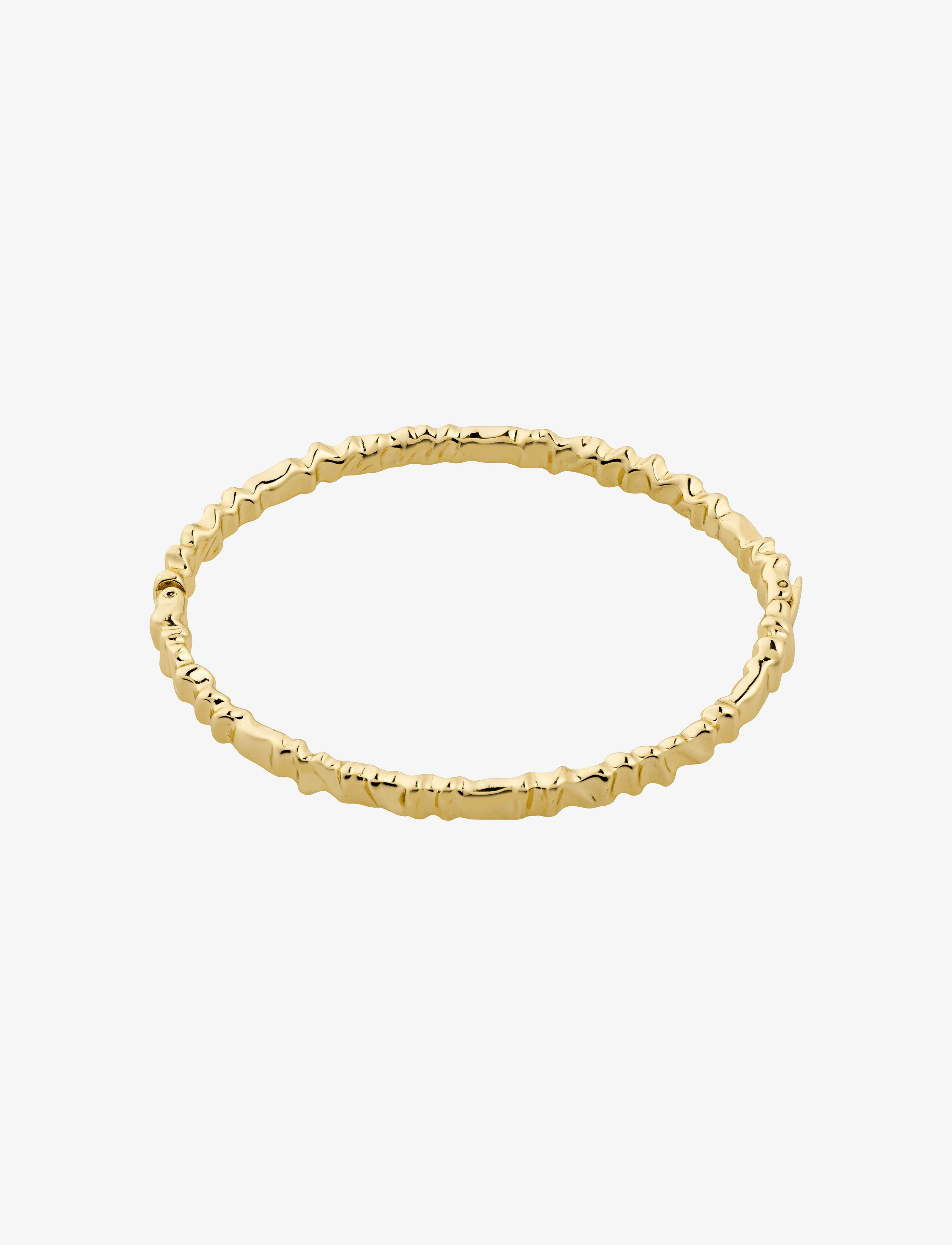 Pilgrim - KINDNESS wavy bangle bracelet gold-plated - gold plated - 0