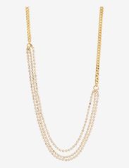 Pilgrim - BLINK crystal necklace gold-plated - chain necklaces - gold plated - 0