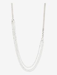 Pilgrim - BLINK crystal necklace silver-plated - hoops - silver plated - 0