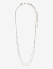 Pilgrim - BLINK crystal necklace silver-plated - hoops - silver plated - 1