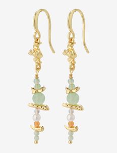 CLOUD recycled earrings multicoloured/gold-plated, Pilgrim