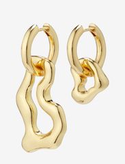 Pilgrim - CLOUD recycled earrings gold-plated - hängande örhängen - gold plated - 0