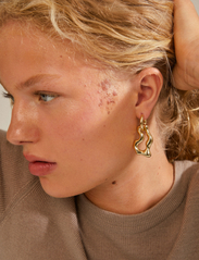 Pilgrim - CLOUD recycled earrings gold-plated - hängande örhängen - gold plated - 2
