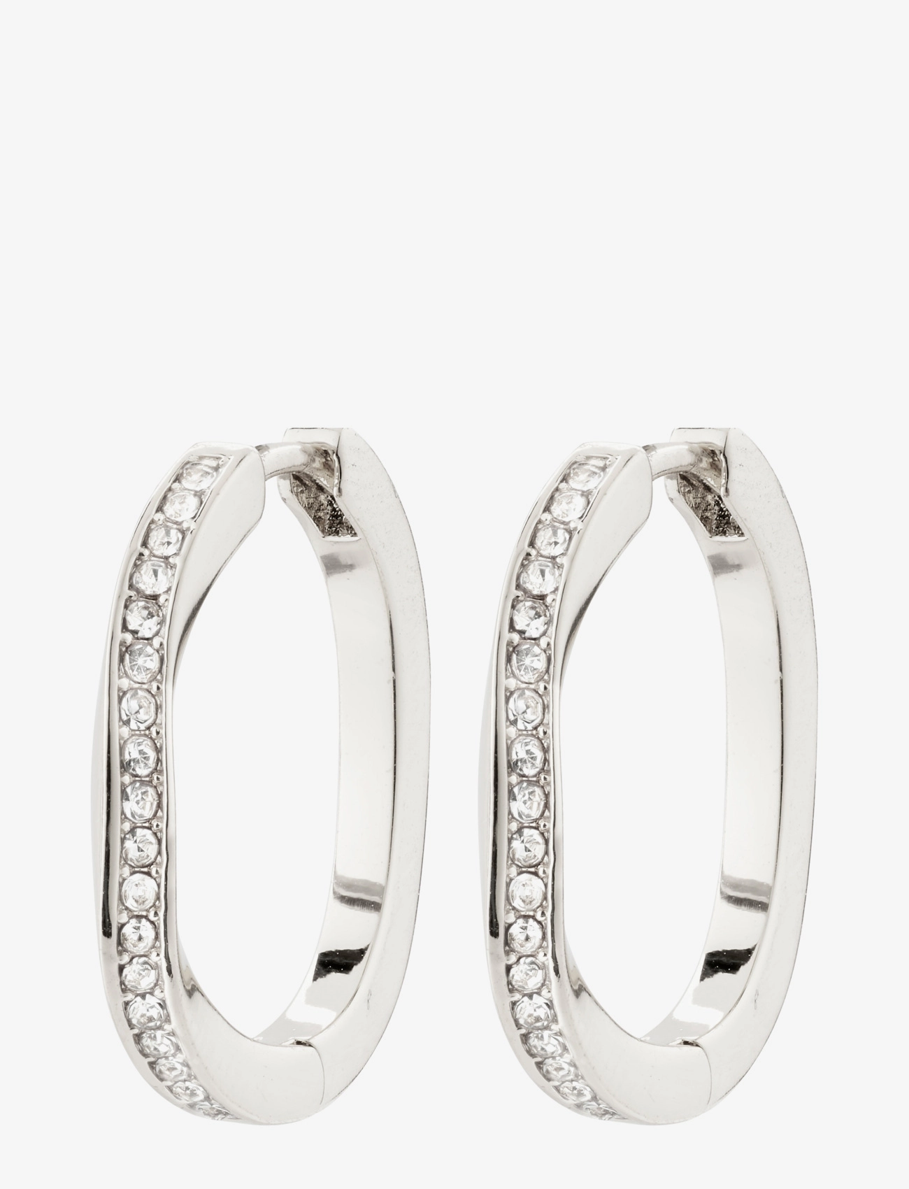 Pilgrim - TRUE hoop earrings silver-plated - silver plated - 2