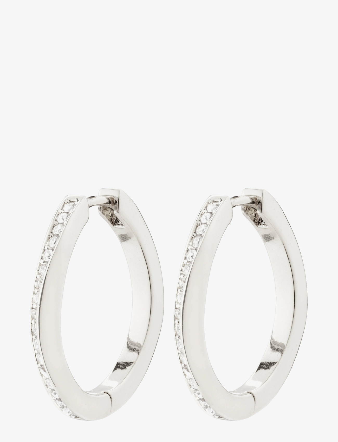 Pilgrim - TRUE hoop earrings silver-plated - silver plated - 3