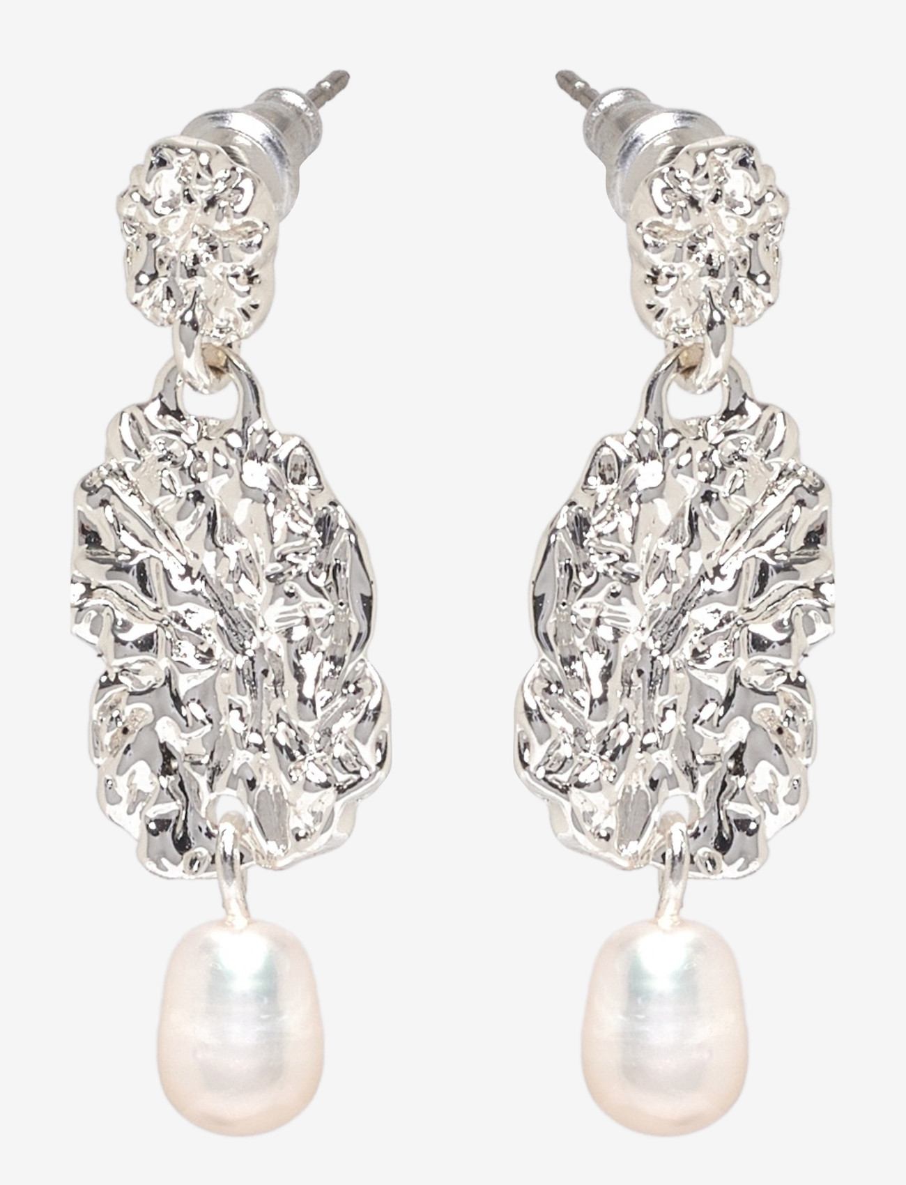Pilgrim - TRUE earrings silver-plated - perleøreringe - silver plated - 0