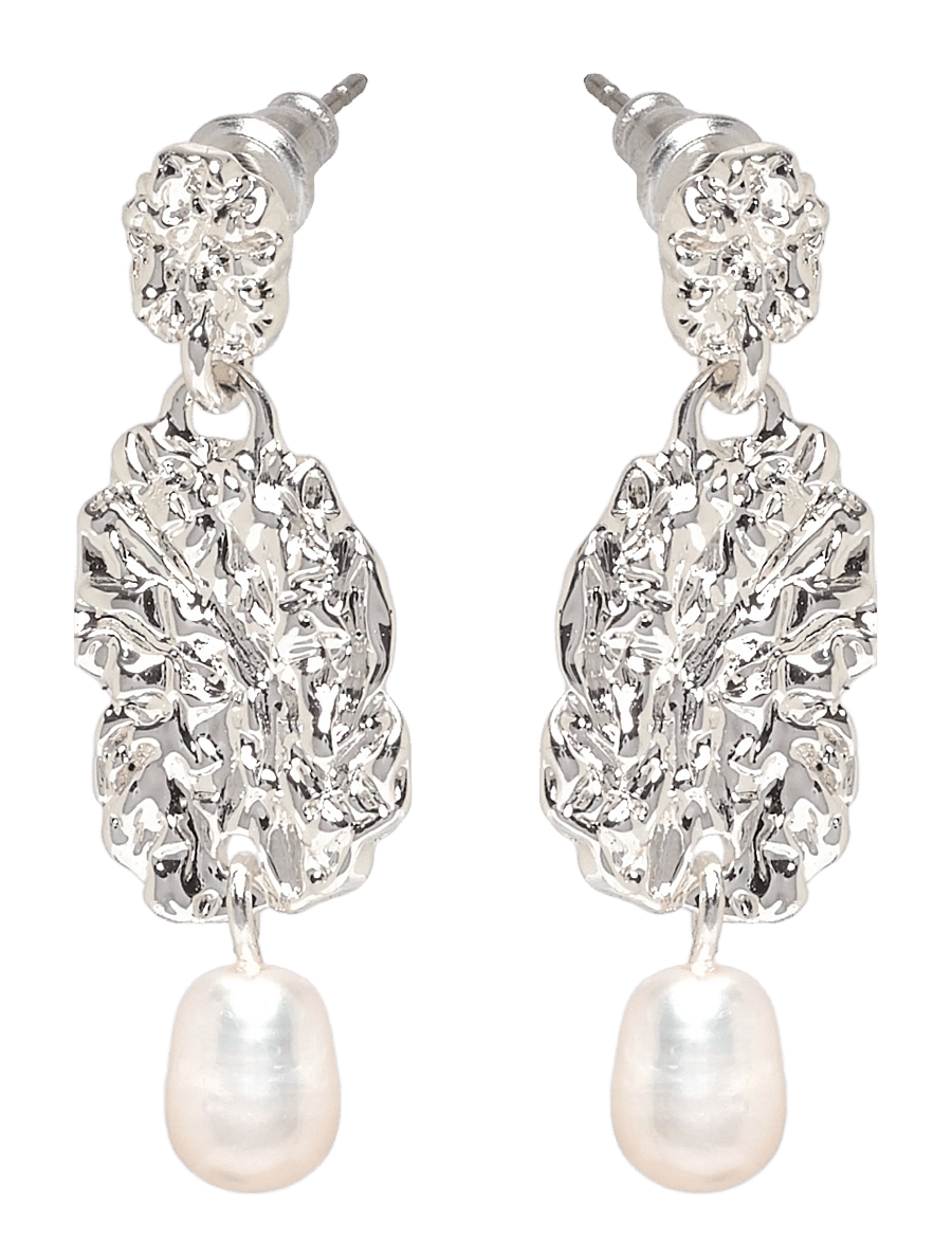 Pilgrim - TRUE earrings silver-plated - boucles d'oreilles en perles - silver plated - 0