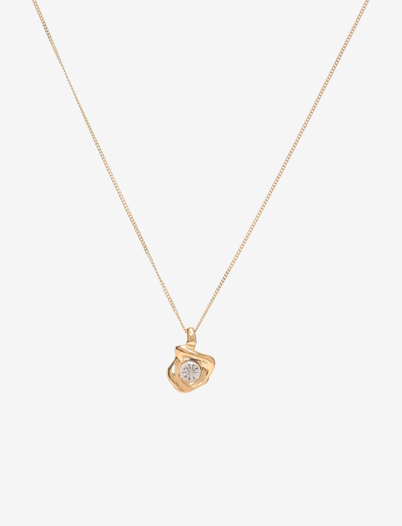 Pilgrim - SUNSET crystal necklace gold-plated - halskæder med vedhæng - gold plated - 0