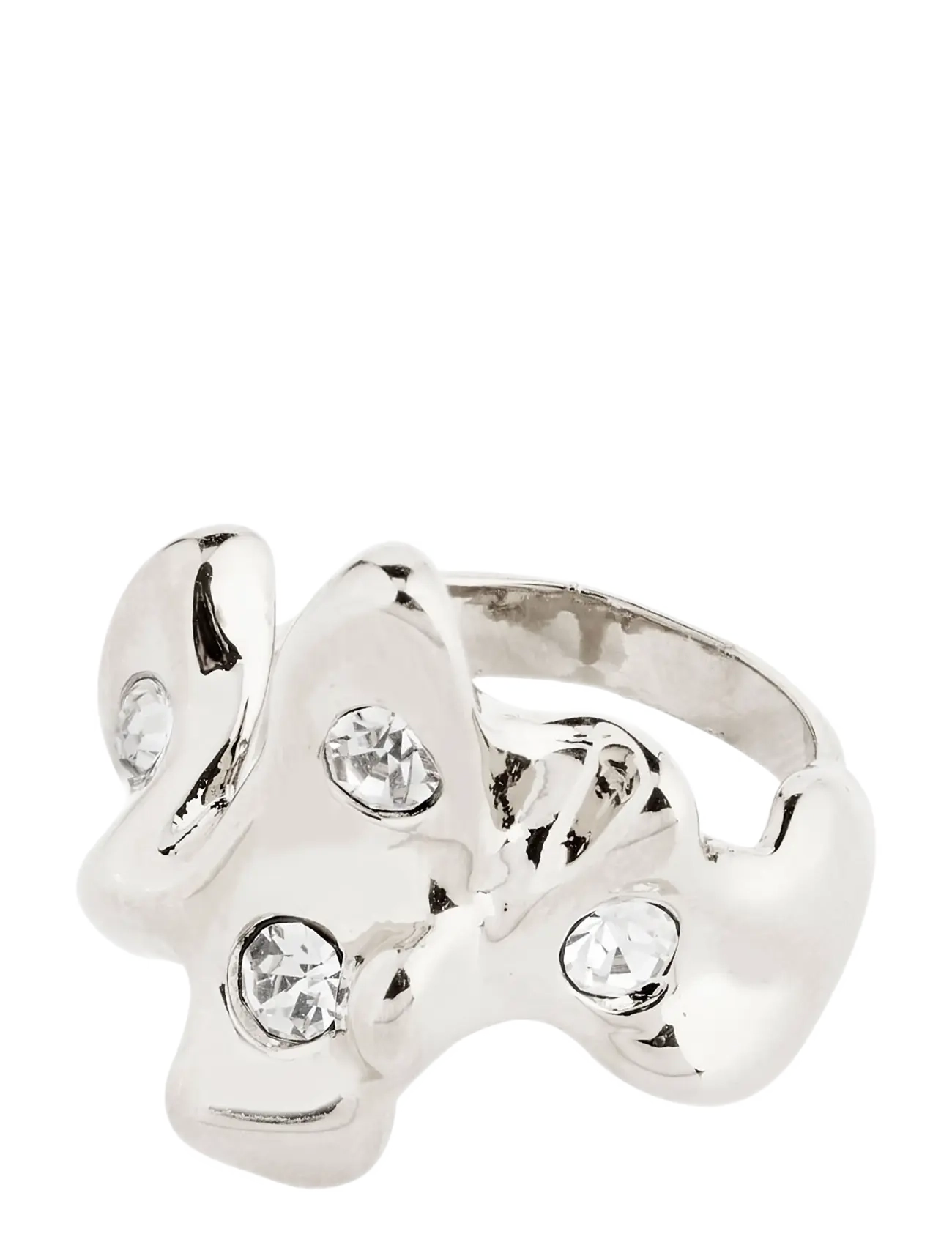 Pilgrim SUNSET ring silver-plated - Rings - SILVER PLATED / silver