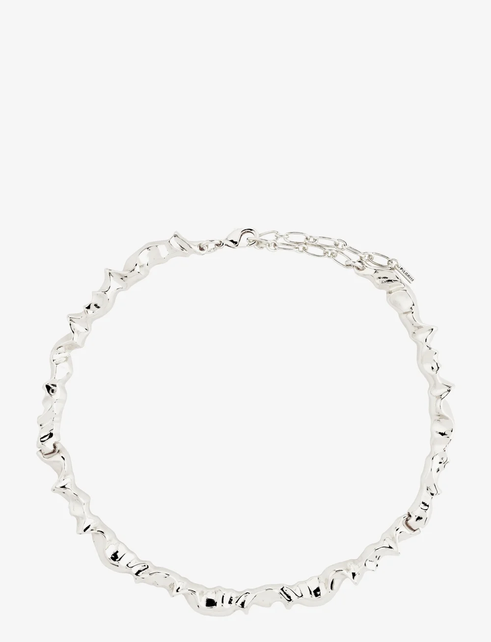 Pilgrim - SUNSET recycled necklace - statement halskæder - silver plated - 1