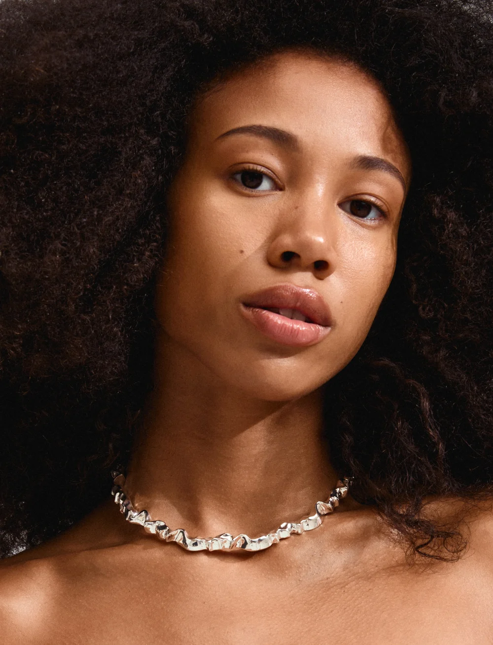 Pilgrim - SUNSET recycled necklace - statement halskæder - silver plated - 0