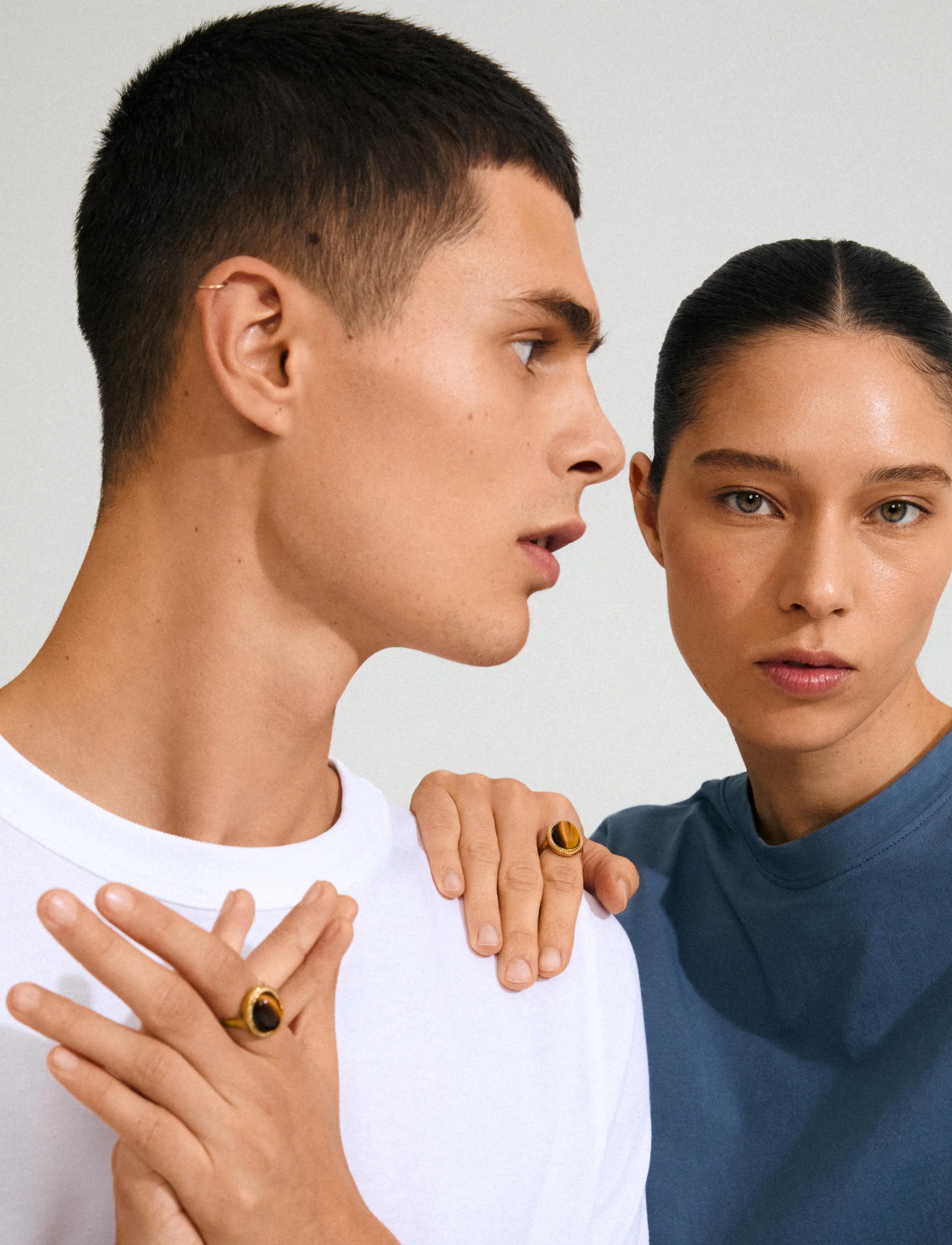 Pilgrim - BETWEEN ring gold-plated - gold plated - 0