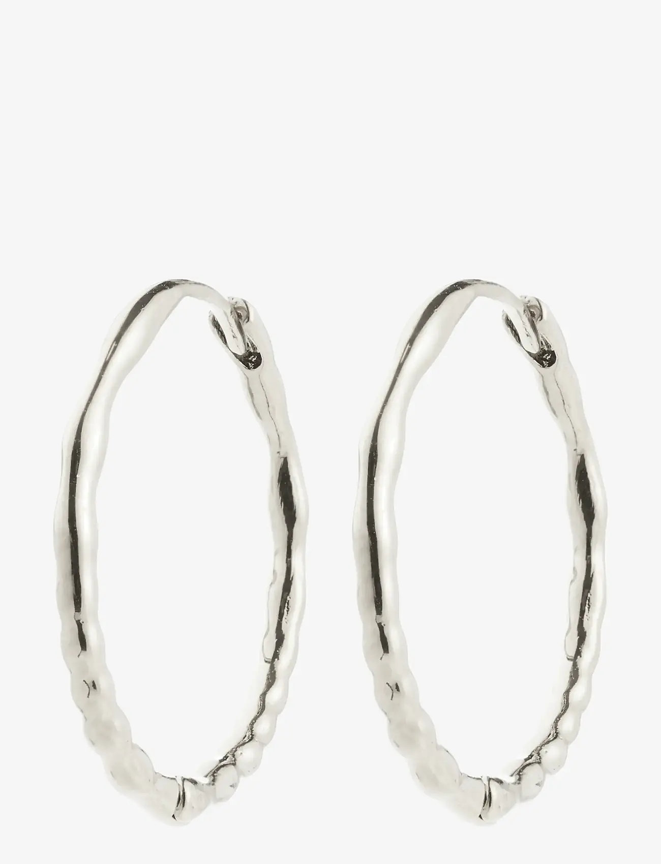 Pilgrim - BETWEEN hoops silver-plated - creoler & hoops - silver plated - 0