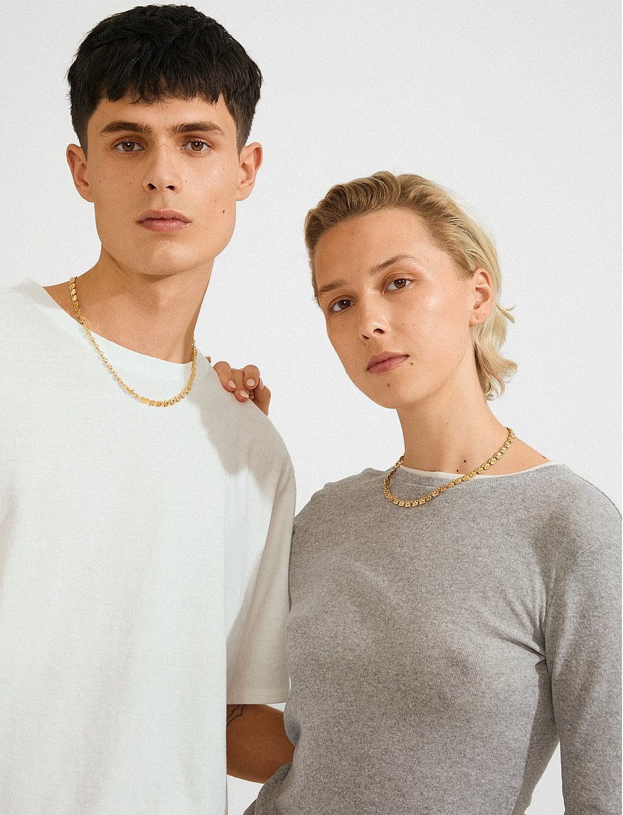Pilgrim - SENSE necklace gold-plated - lenkekjeder - gold plated - 3