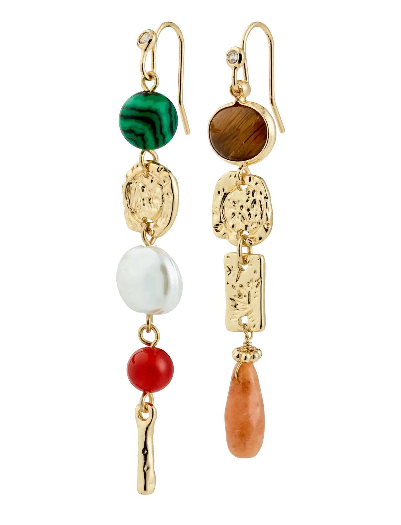 SENSE earrings gold-plated/multi - GOLD PLATED