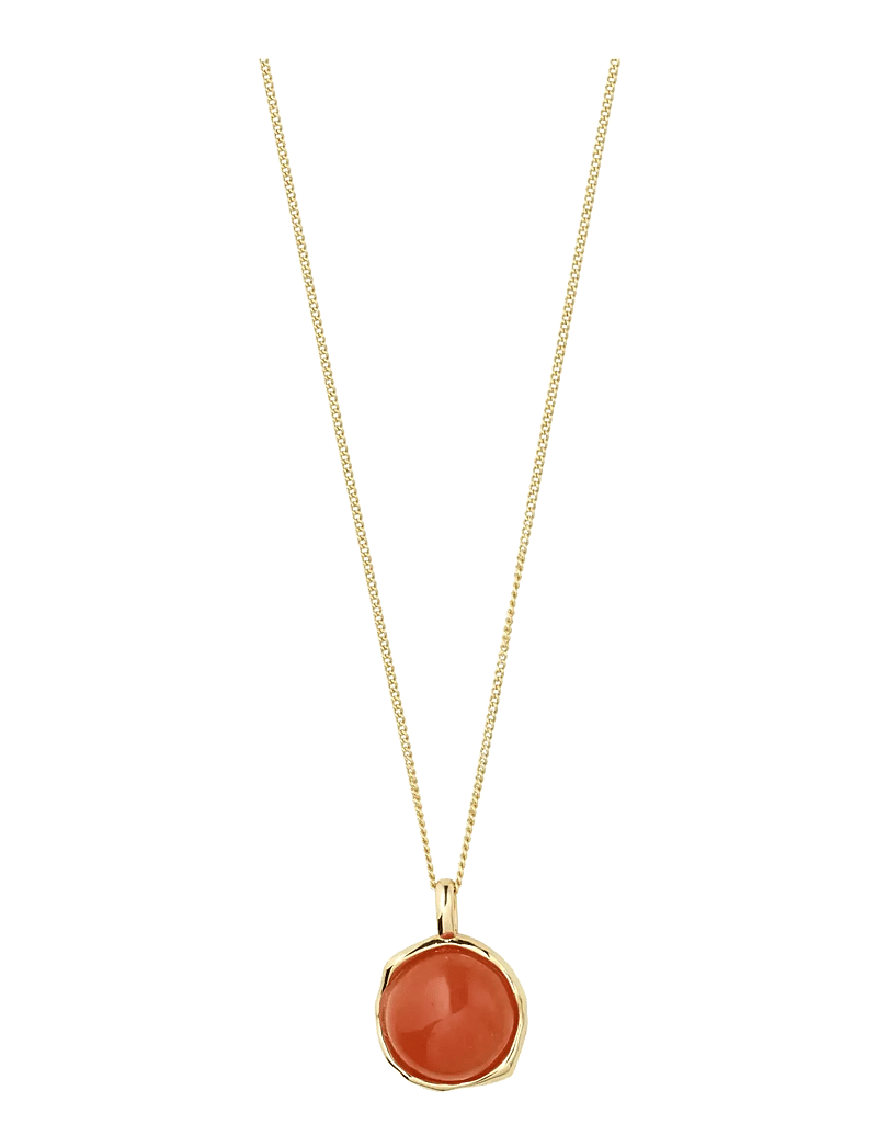 Pilgrim - SENSE necklace gold-plated/agate - halskæder med vedhæng - gold plated - 1