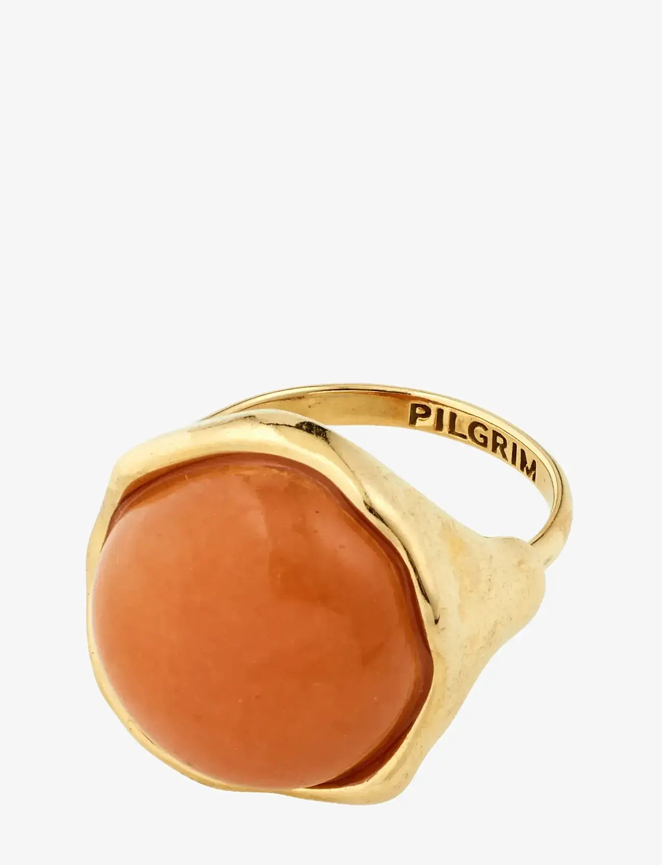 Pilgrim - SENSE ring gold-plated/agate - gold plated - 1