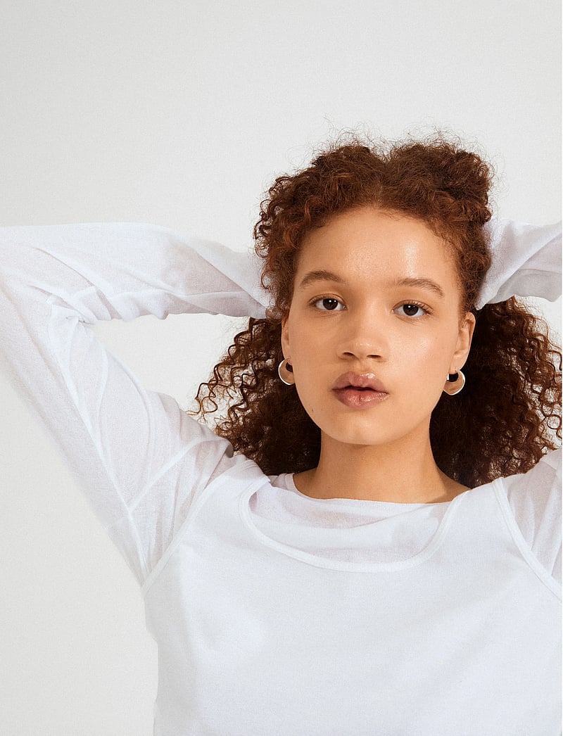 Pilgrim - SENSE hoop earrings silver-plated - silver plated - 0