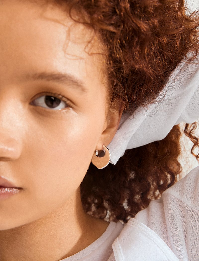 Pilgrim - SENSE hoop earrings silver-plated - silver plated - 2