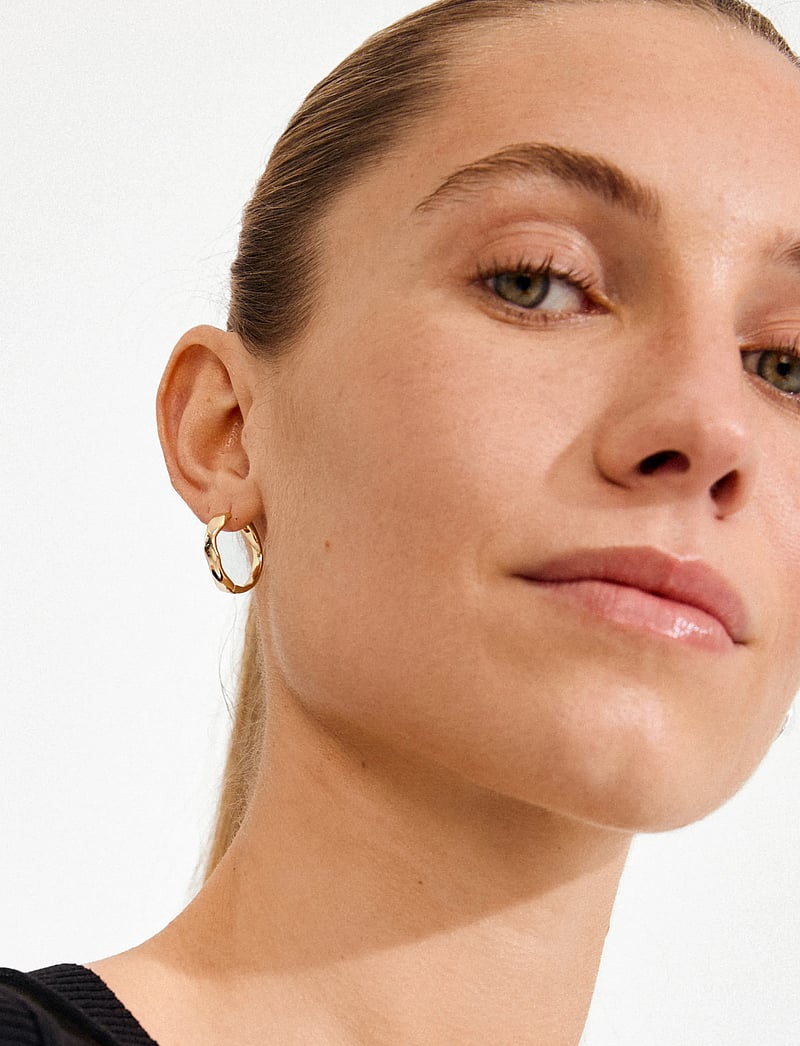 Pilgrim - EMBER hoop earrings gold-plated - hoops - gold plated - 0