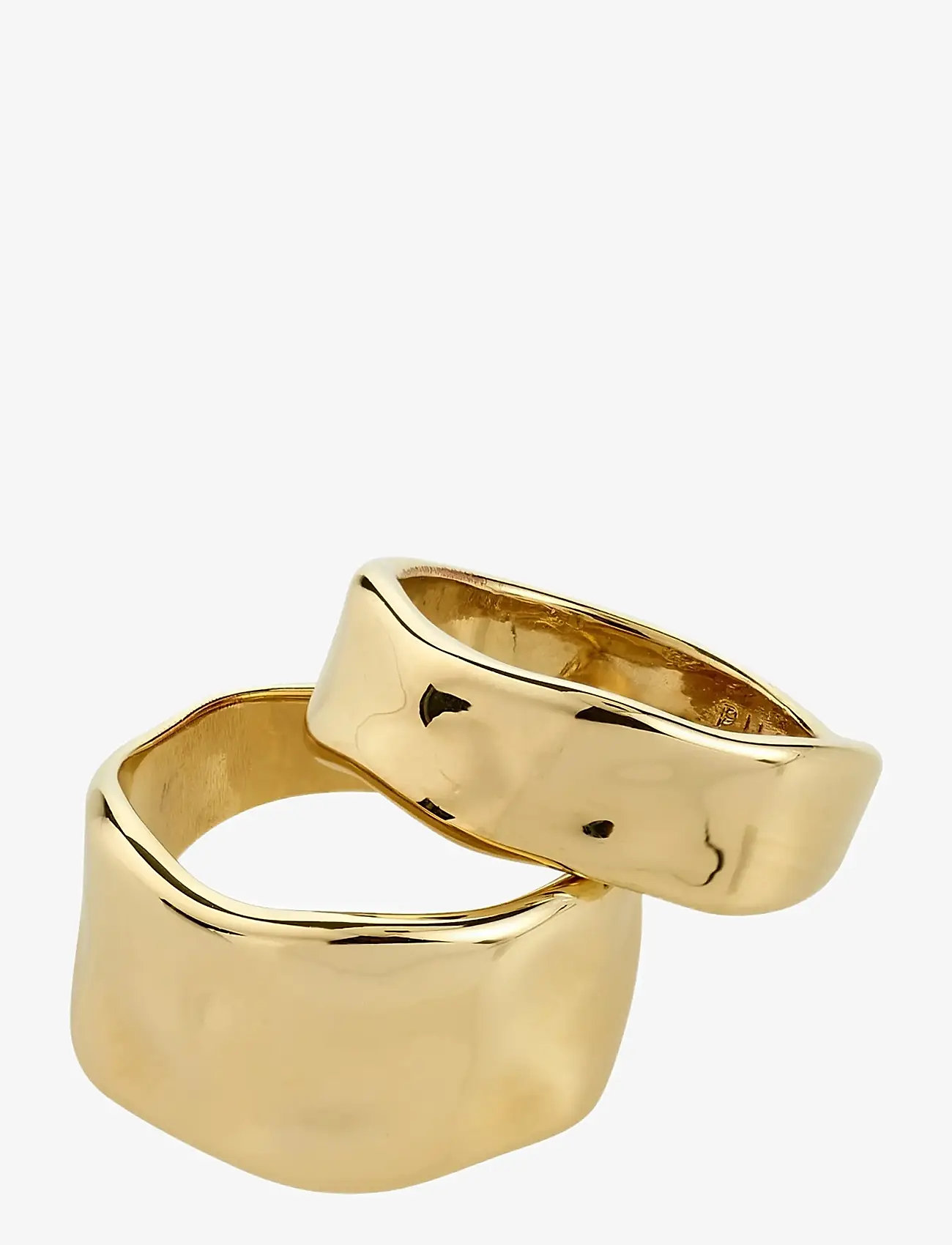 Pilgrim - EMBER rings 2-in-1 set, gold-plated - festtøj til outletpriser - gold plated - 1