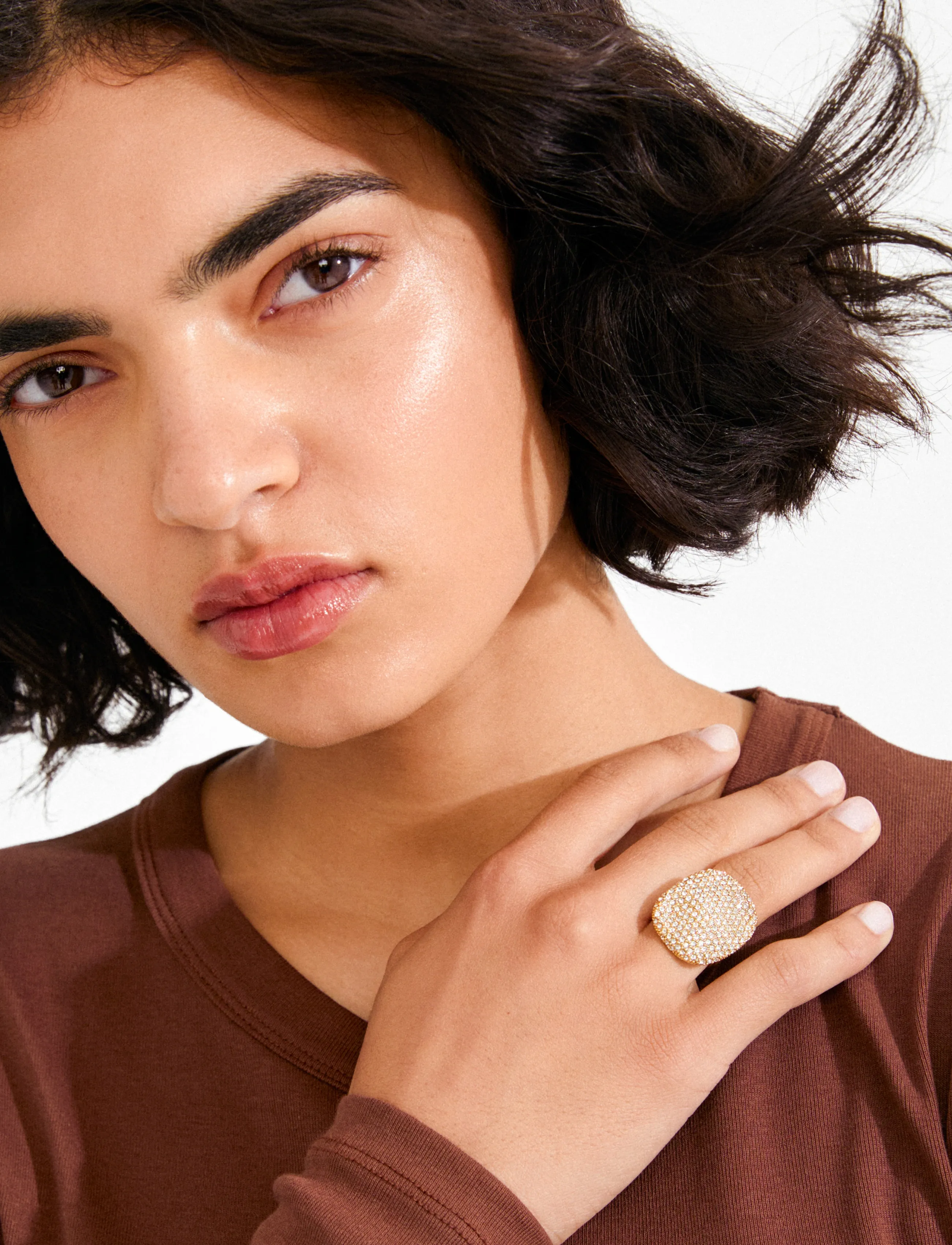 Pilgrim Ember Ring Gold-Plated, One Size, Jewellery, Gold - Rings, Frauen