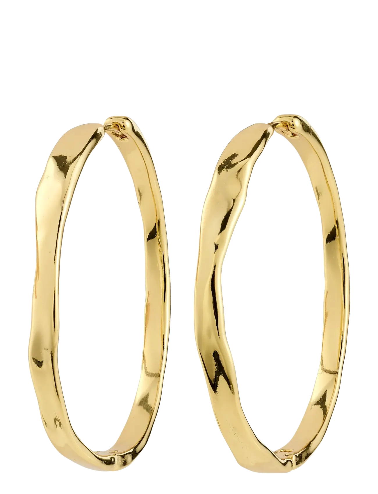 Pilgrim EMBER hoop earrings gold-plated - Øreringe - GOLD PLATED / gold