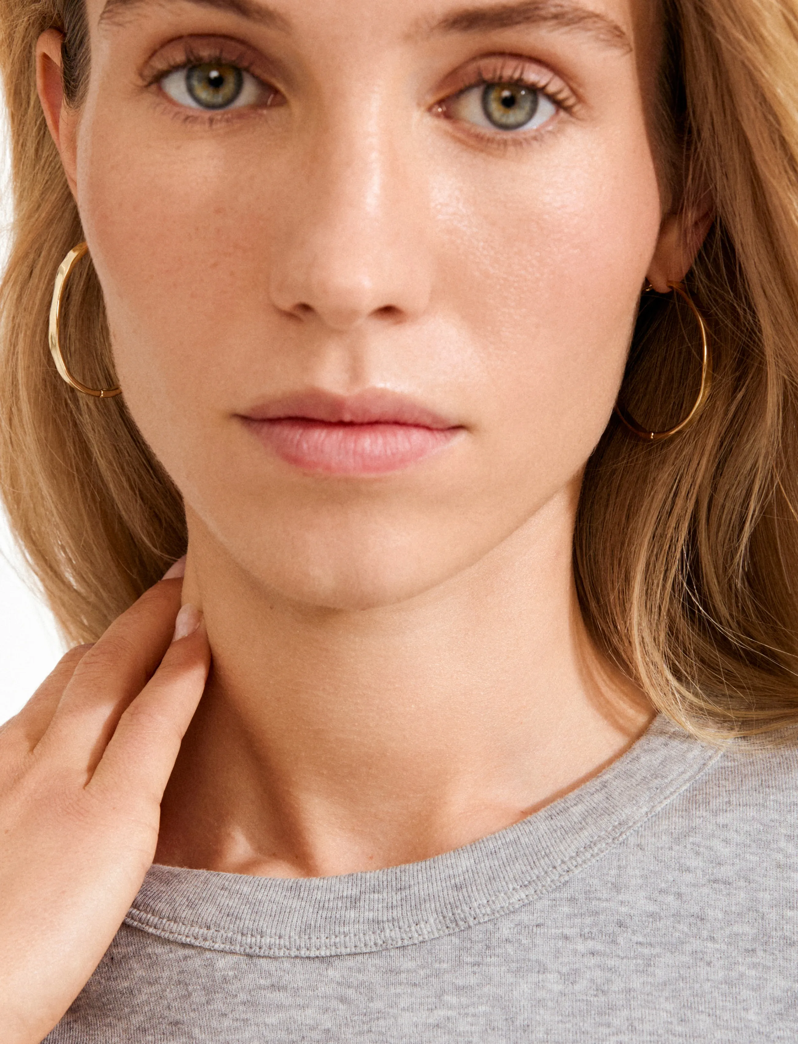 Pilgrim Ember Hoop Earrings Gold-Plated, One Size, Earrings, Gold - Hoops, Frauen