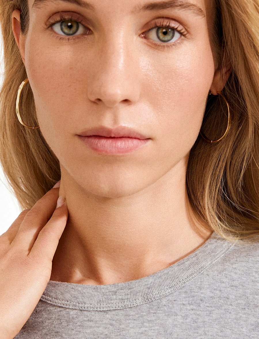 Pilgrim - EMBER hoop earrings gold-plated - hoops - gold plated - 0