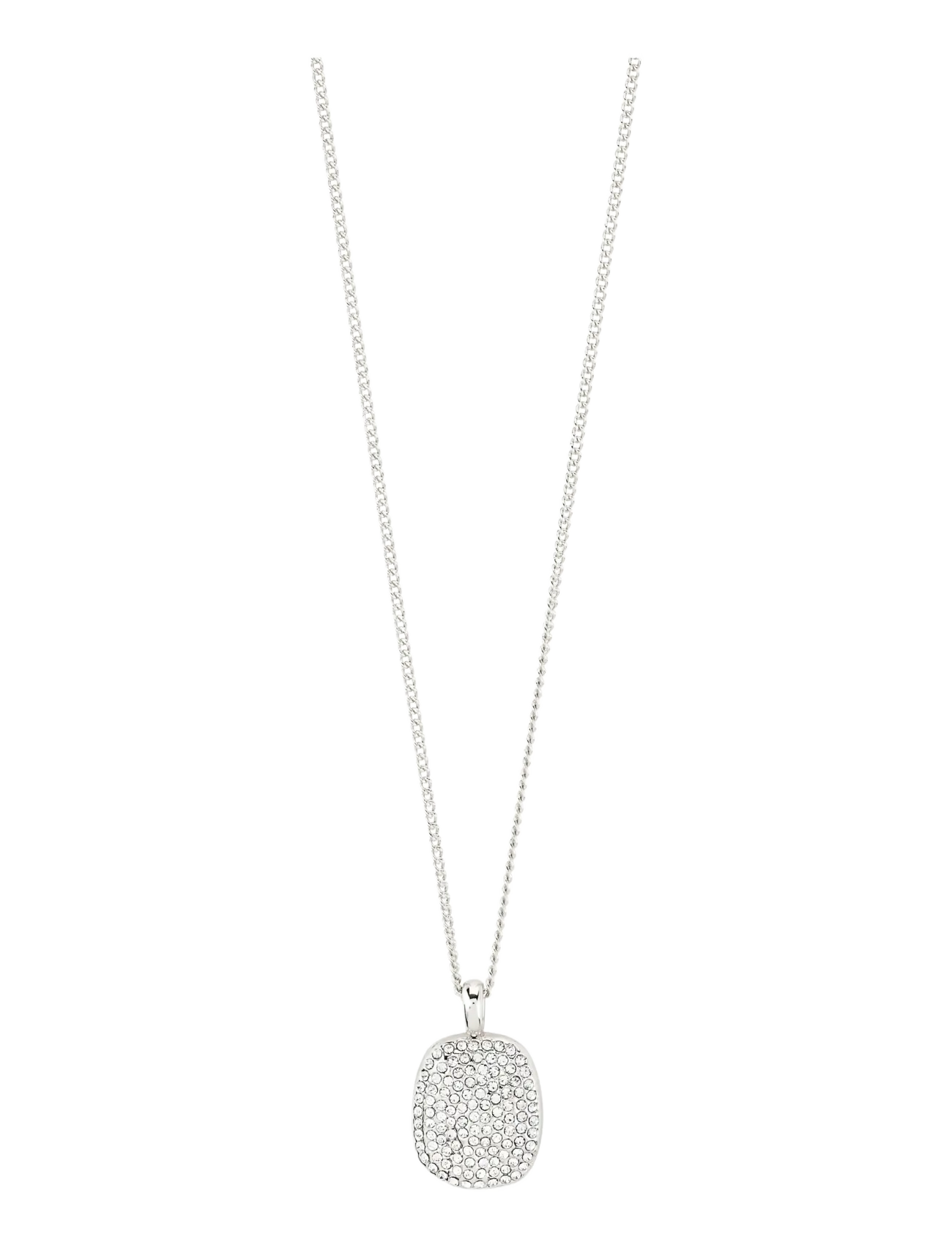 Pilgrim EMBER necklace silver-plated - Festtøj - SILVER PLATED / silver