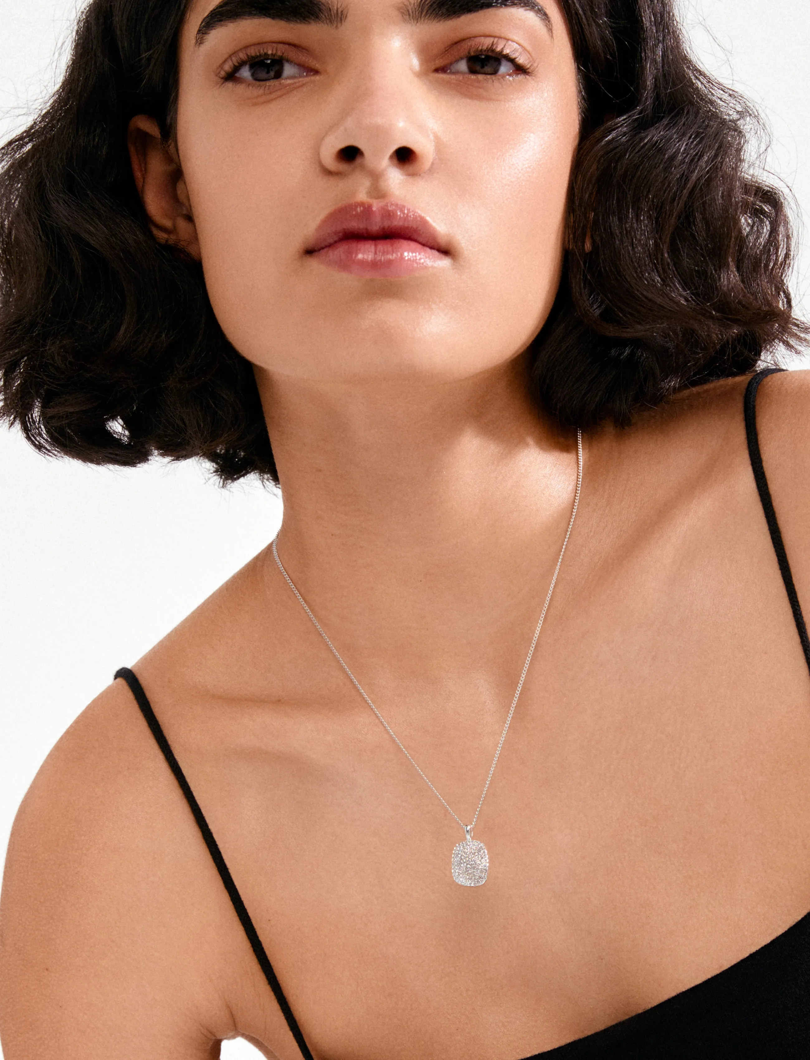 Pilgrim Ember Necklace Silver-Plated, One Size, Silver, Halskæder > Smukke Halskæder, Dame