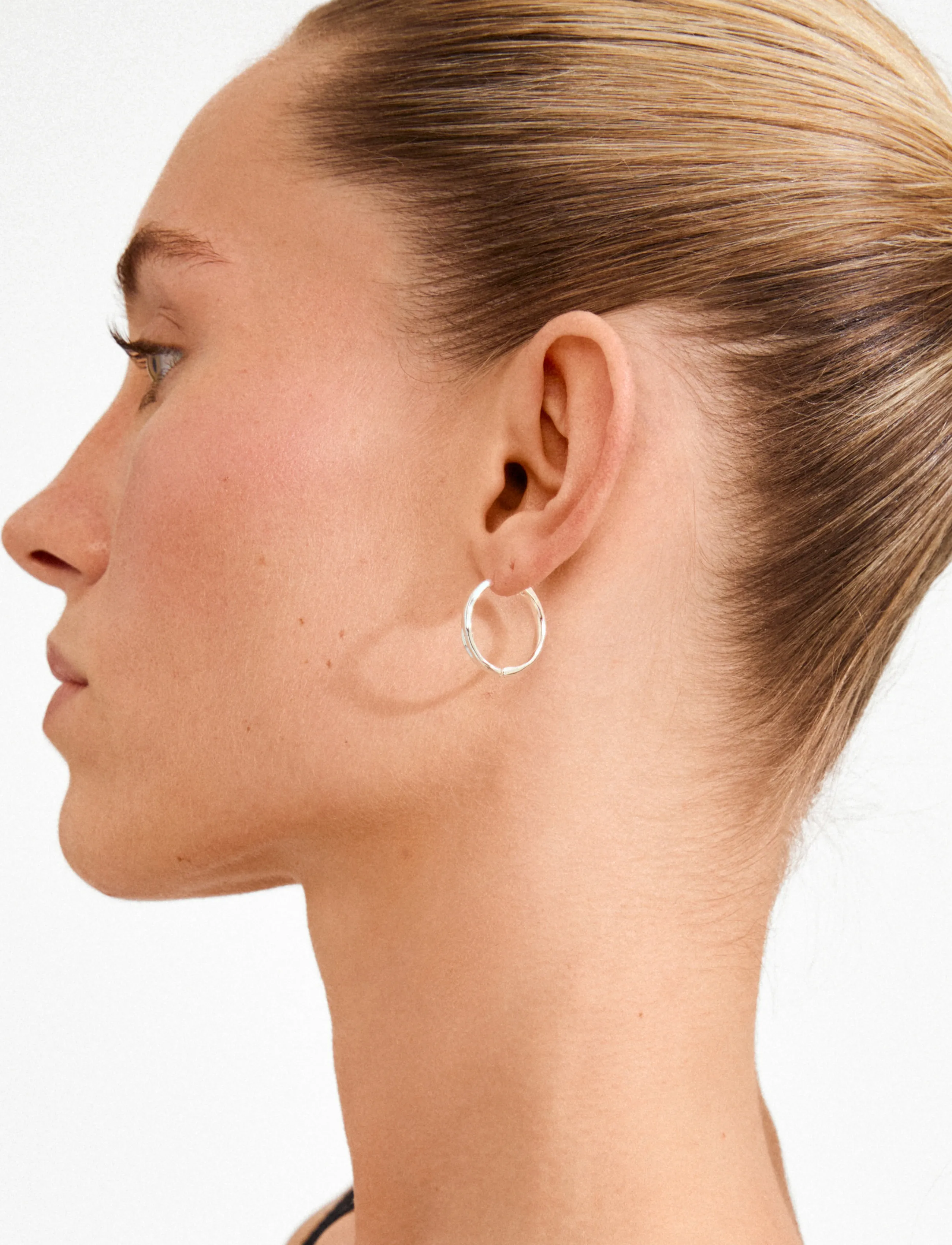 Pilgrim - EMBER hoop earrings silver-plated - hoops kõrvarõngad - silver plated - 2