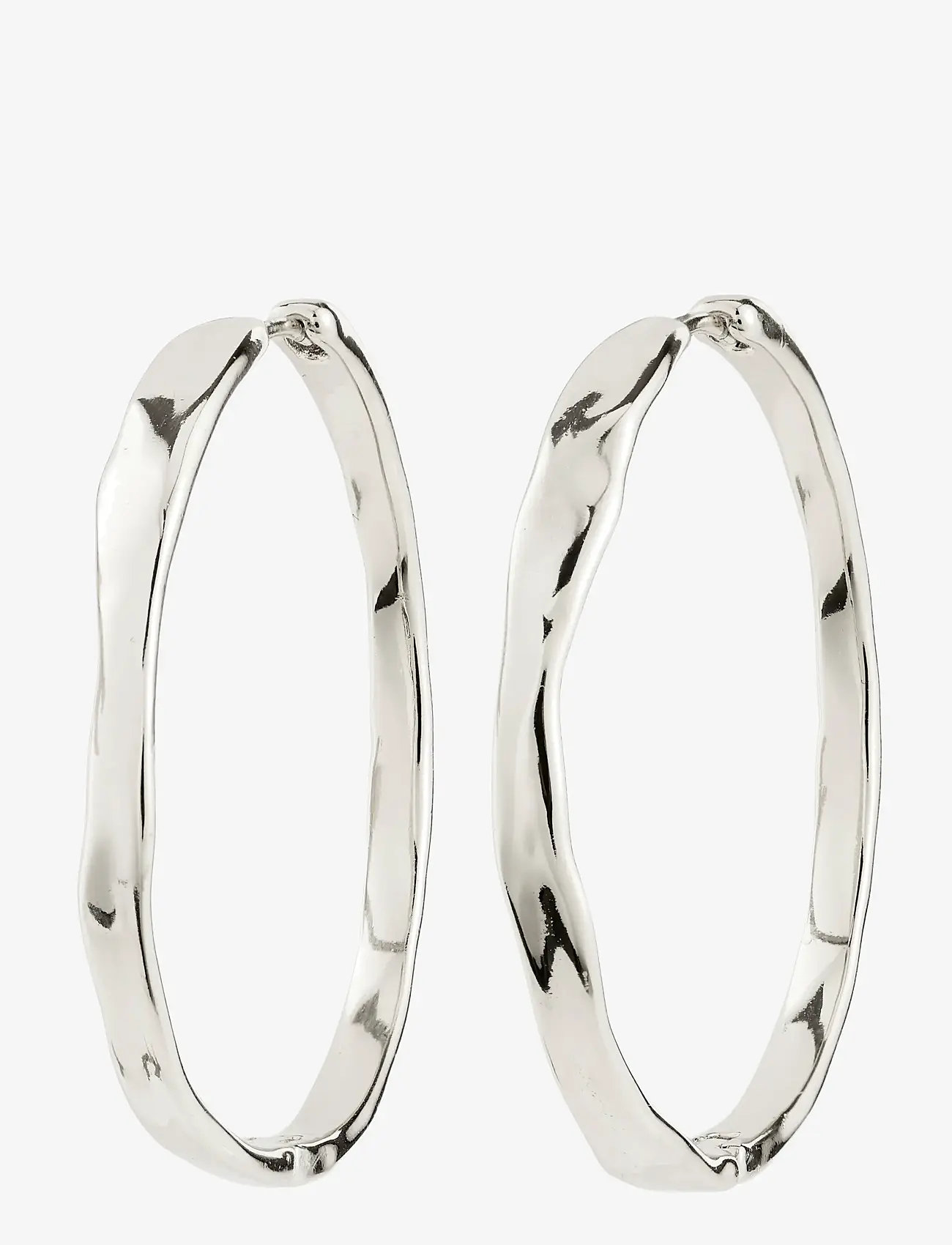 Pilgrim - EMBER hoop earrings silver-plated - hoops kõrvarõngad - silver plated - 1