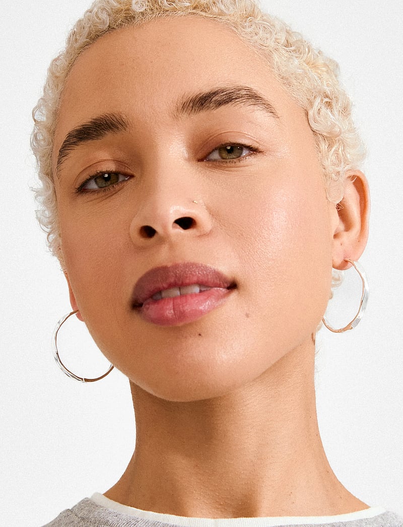 Pilgrim - EMBER hoop earrings silver-plated - hoops kõrvarõngad - silver plated - 0