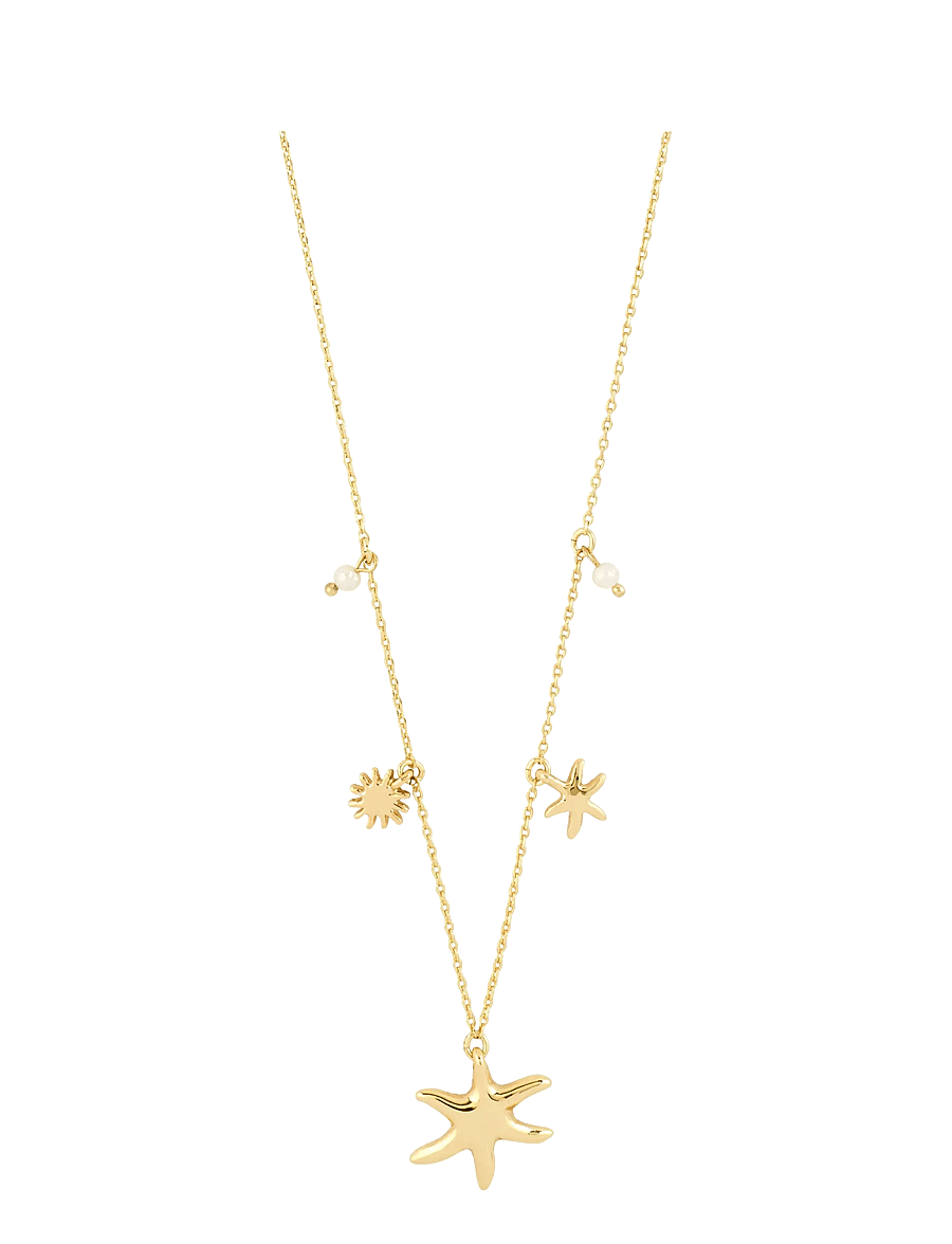 Pilgrim - PRISM necklace gold-plated - perlekæder - gold plated - 1