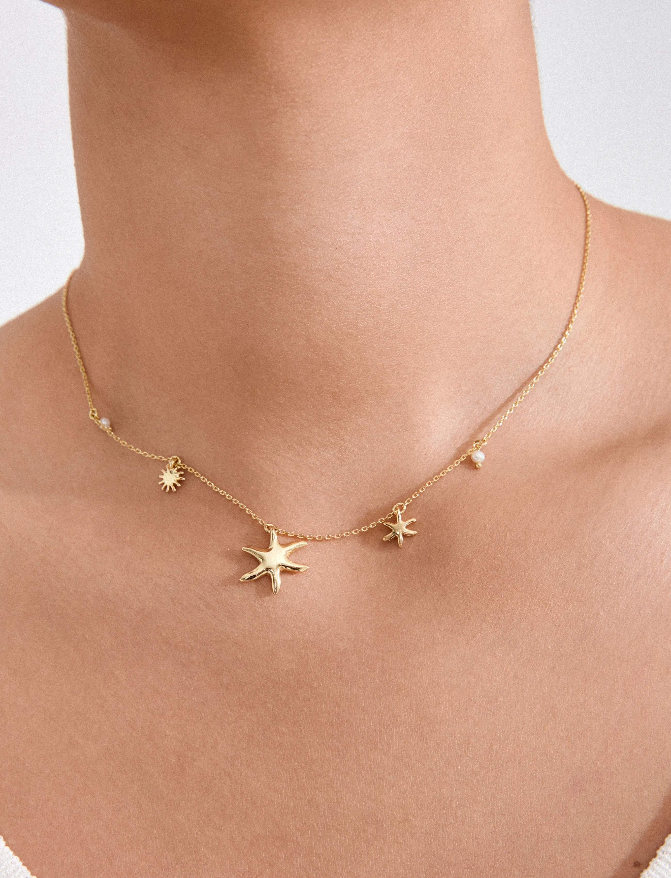 Pilgrim - PRISM necklace gold-plated - perlekæder - gold plated - 3