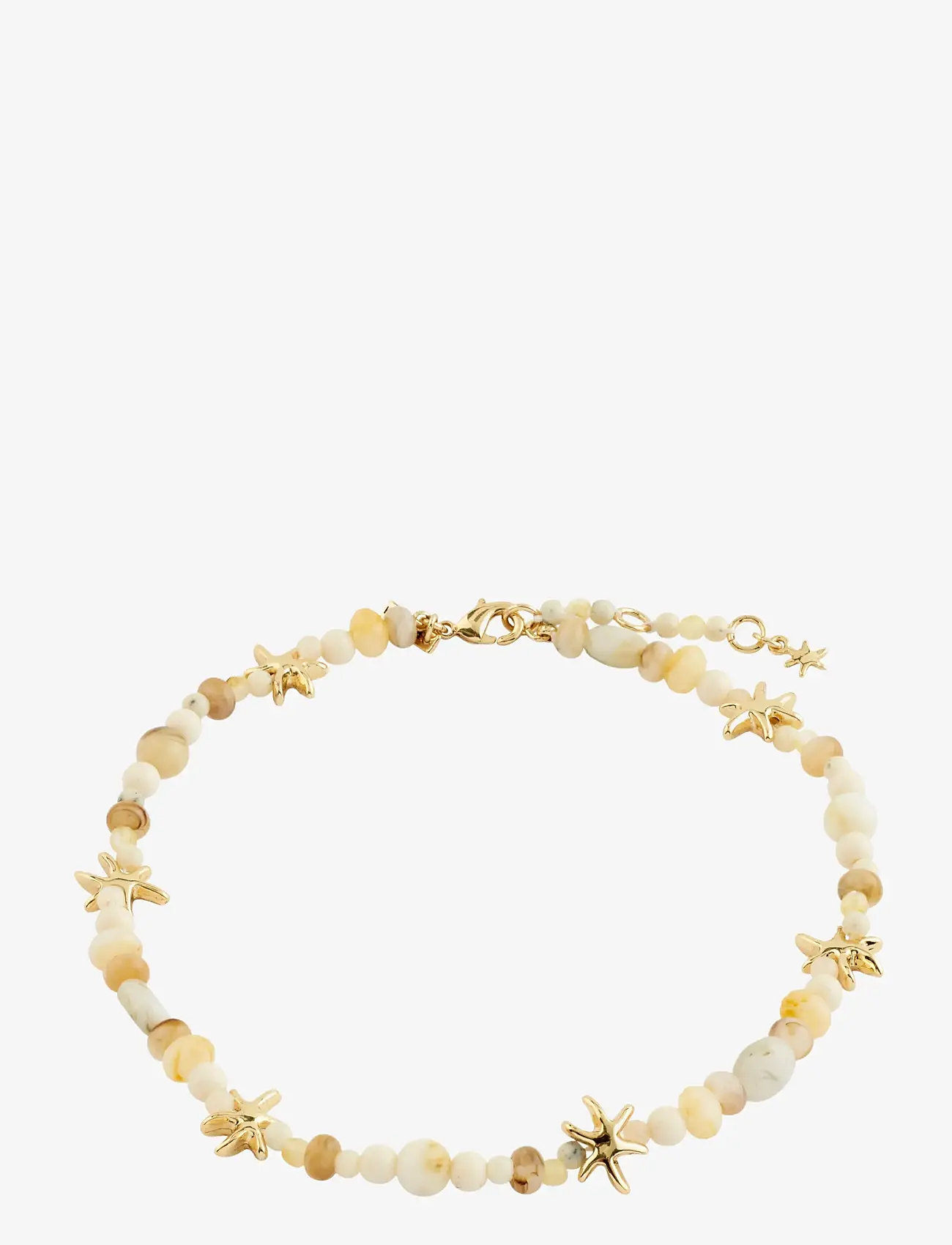 Pilgrim - PRISM ankle chain white/gold-plated - konfirmatsioon - gold plated - 1