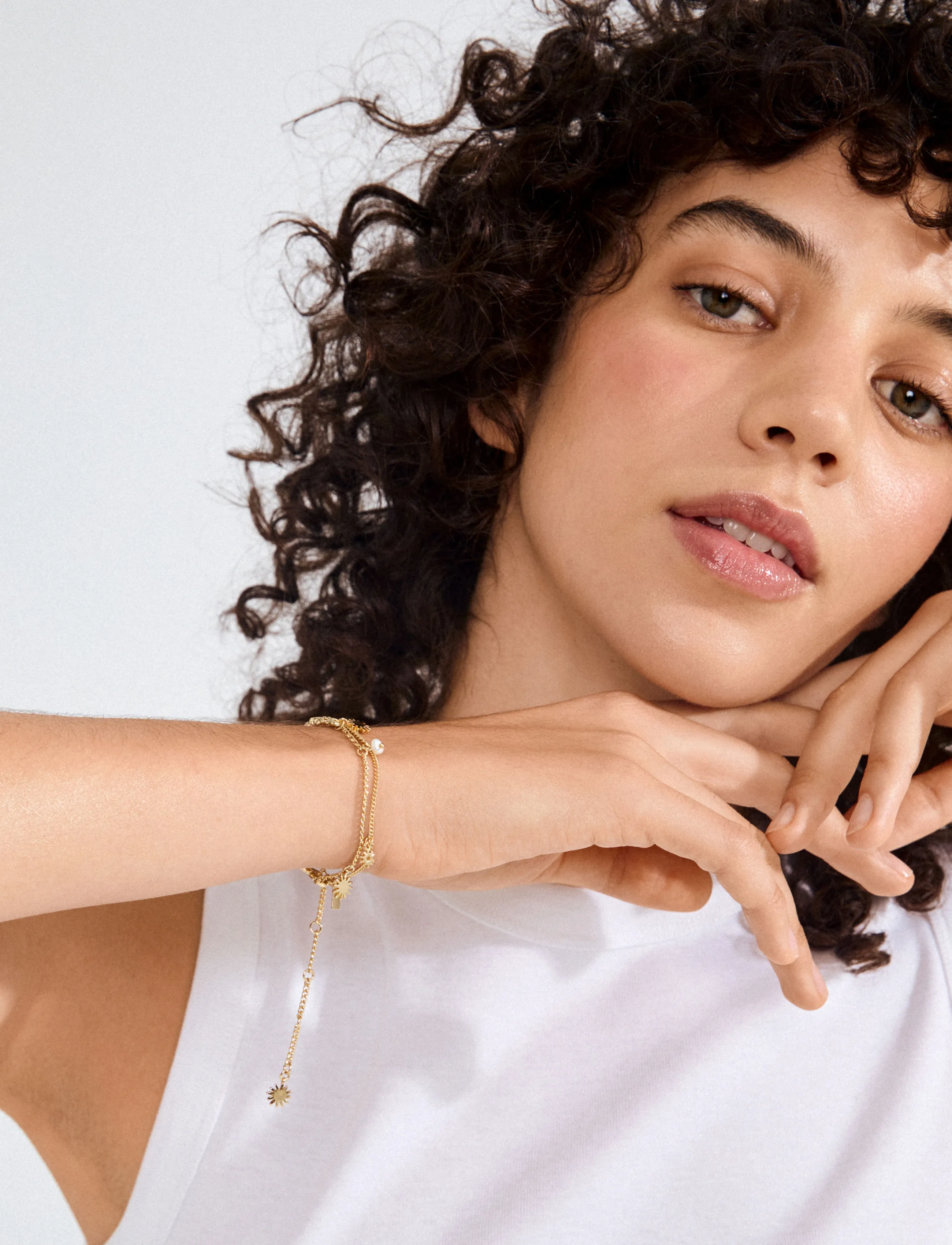 Pilgrim - PRISM bracelet gold-plated - pärlitest käevõru - gold plated - 2