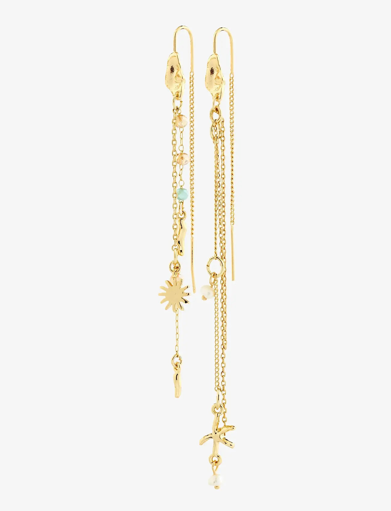 Pilgrim - PRISM earrings gold-plated - pearl earrings - gold plated - 1